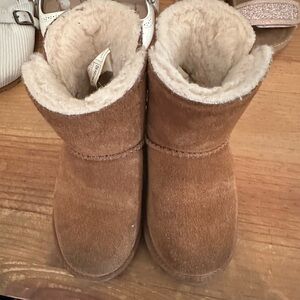 BearPaw Tan Kids Boots